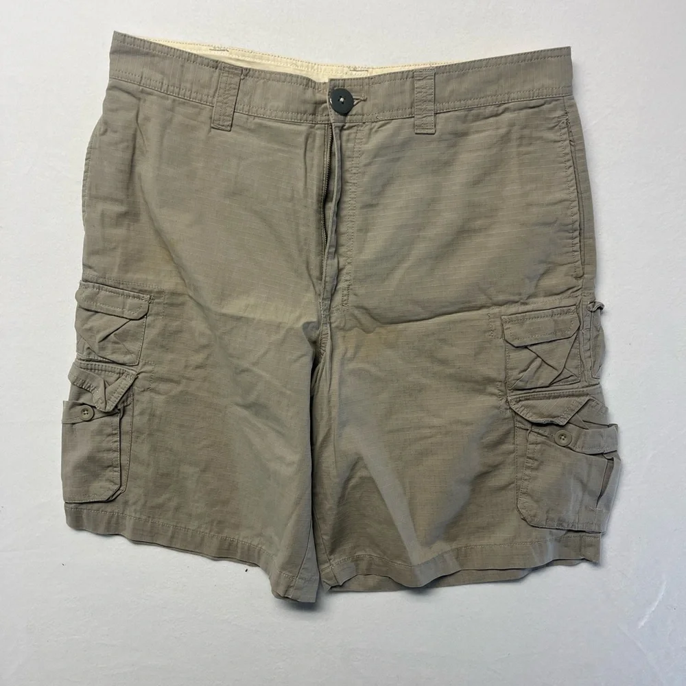 Men's Casual Cargo Shorts in Tan